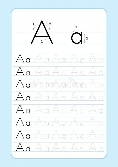 ABC Alphabet Letters Tracing Worksheet With Alphabet Letters. Basic Writing Practice For Kindergarten Kids A4 Paper Ready To Print Stock Vector - Illustration of basic, outline: 133333737 Abcd Writing, Writing Practice Kindergarten, Abc Alphabet Letters, Kids Handwriting Practice, Tracing Worksheets Free, Abc Tracing, Alphabet Writing Practice, Abc Worksheets, Alphabet Worksheets Kindergarten