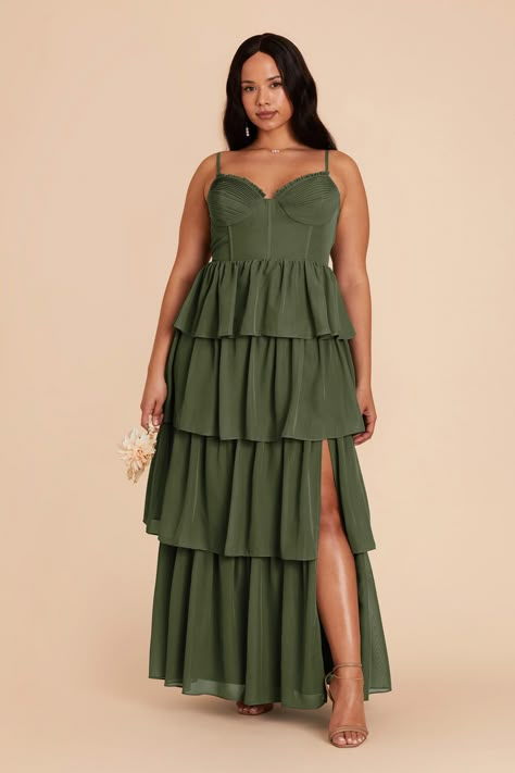 Light Green Bridesmaid Dresses, Green Chiffon Bridesmaid Dress, Olive Bridesmaid Dresses, Olive Green Bridesmaid Dresses, Bridesmaid Dress Chiffon, Sage Bridesmaid Dresses, Ruffle Tiered Dress, Sage Green Bridesmaid Dress, Floral Bridesmaid Dresses