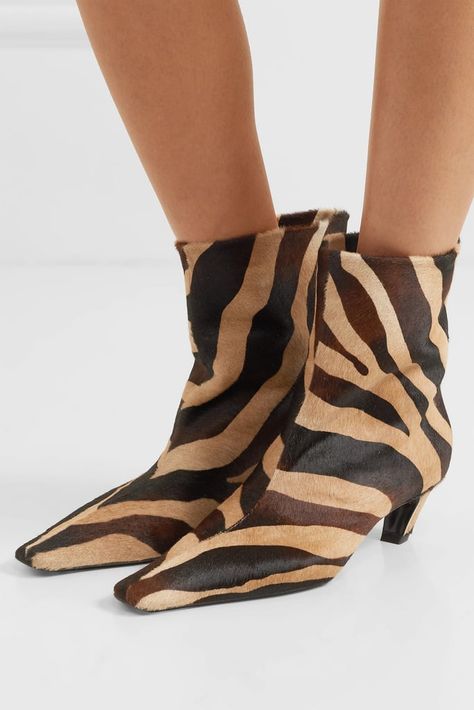 Zebra Print Boots, Khaite Boots, Fall Boot Trend, Boots Outfits, Everyday Boots, Print Boots, Laura Lombardi, Special Style, Fall Boots