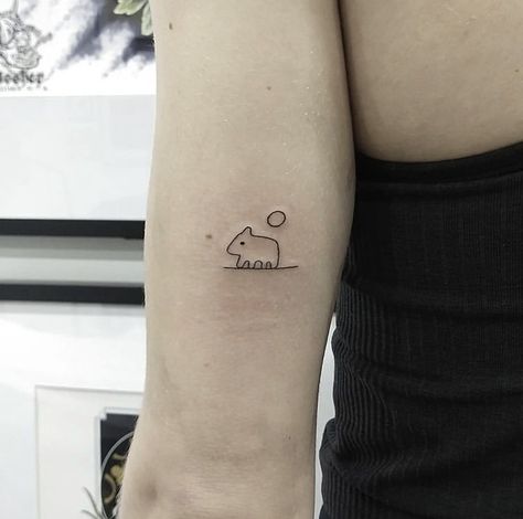 Wombat Tattoo, Future Tattoos, Triangle Tattoo, Geometric Tattoo, Tattoos