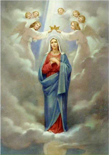 Coronation of Blessed Virgin Mary to be Queen of Heaven an… | Flickr Mother Mary Wallpaper, Assumption Of Mary, Blessed Mary, Images Of Mary, Mama Mary, Queen Of Heaven, Holy Rosary, Blessed Mother Mary, The Virgin Mary