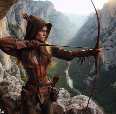 Fantasy Warrior Aesthetic, Female Archer Art, Medieval Hunter, Female Archer, Viking Aesthetic, Viking Books, Medieval Woman, Fantasy Princess, Shadow Photography