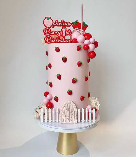 My Berry First Birthday Cake, Berry First Cake, Berry First Birthday Smash Cake, Strawberry Shortcake Cake Topper, Strawberry First Birthday Cake, Berry 1st Birthday Cake, Strawberry Theme Cake, Berry Birthday Cake, Strawberry Cake Birthday