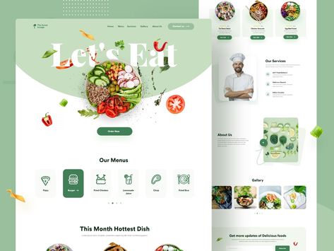 Food Website Design, Restaurant Website Design, Food Web Design, Restaurant Web, 잡지 레이아웃, Landing Page Examples, Web Design Mobile, Best Website Design, Restaurant Website