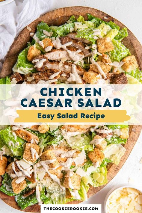 Ceaser Chicken Breast Recipes, Chicken Ceaser Salads, Romaine Lettuce Recipe, Chicken Caesar Salad Recipe, Juicy Chicken Breast, Lettuce Recipes, Caesar Chicken, Daphne Oz, Kale Caesar Salad