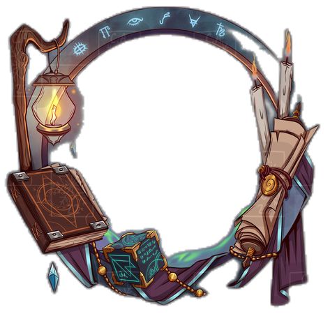 Dnd Token Border, Token Border, Pfp Border, Dnd Cleric, Fantasy Logo, Dnd Character Sheet, Icon Frame, Canvas Learning, Make Your Own Card