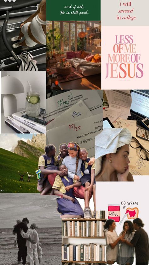 2025 vision board clean girl Christian girl smart girl Christian Girl Vision Board, Girl Vision Board, Christian Vision Board, Prayer Vision Board, Smart Girl, Christian Girl, Diy Crafts To Do, Prayer Board, God First