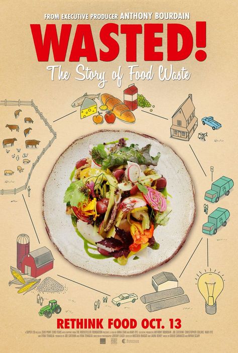 Review: Wasted! The Story of Food Waste Dan Barber, Cauliflower Leaves, Mario Batali, Tokyo Restaurant, American Diet, Italian Chef, Anthony Bourdain, Food System, Global Recipes