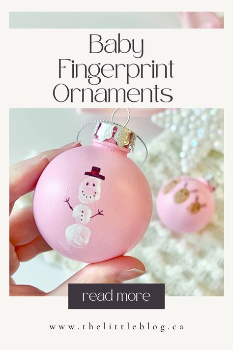 Thumbprint Ornaments, Fingerprint Ornaments, Christmas Thumbprint, Baby Christmas Crafts, Fingerprint Crafts, Make A Snowman, Thumb Prints, Reindeer Ornaments, Cute Diy