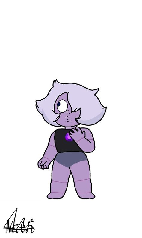 Chibi Steven Universe, Universe Drawing, Amethyst Steven Universe, Steven Universe Drawing, Crystal Gems, Steven Universe, Universe, Amethyst, Gems