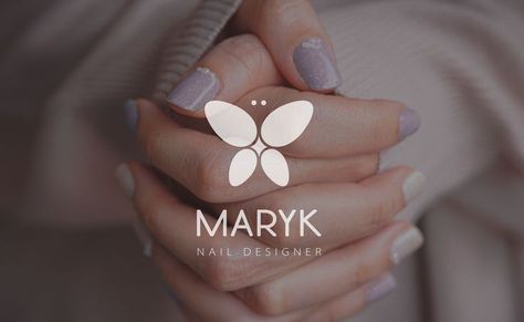 Nail Studio Logo, Studio Logo Design, Nail Lab, Classy Fonts, Salon Logo Design, Lab Logo, Nail Logo, Blue Artwork, Lets Talk