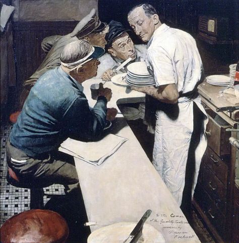 Saturday Evening Post Covers, Norman Rockwell Art, Rockwell Paintings, Norman Rockwell Paintings, American Illustration, Edward Hopper, Norman Rockwell, Bruce Springsteen, Vintage Art Prints