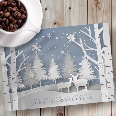 $2.54 | Modern Snowflakes | Holiday Greetings #merry christmas, seasons greetings, business appreciation holiday, corporate, business, client, happy holiday, employee, christmas, modern Deer Christmas Cards, Winter Wonderland Card, Cat 2023, Christmas Cards 2023, Card Night, Christmas Season Greetings, Stamped Christmas Cards, Simple Christmas Cards, Card Magic