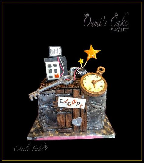 Happy Birthday To My Daughter, Escape Room Themes, Game Cake, 12th Birthday Cake, Birthday Cakes For Teens, Vanilla Sponge Cake, Vanilla Sponge, Mystery Party, Happy Birthday To My