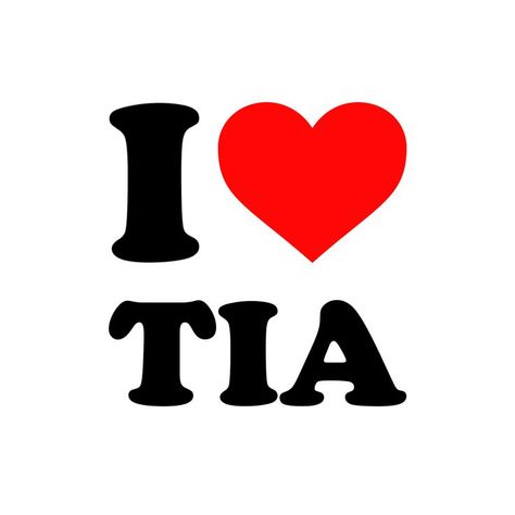 Sticker that says I love Tia (with a red heart) Lia Core Aesthetic, Lia + Core + Aesthetic, Lia Core, Lia Aesthetic, Brother Best Friend, Aesthetics Photos, National Girlfriend Day, Girlfriends Day, Broken Screen Wallpaper