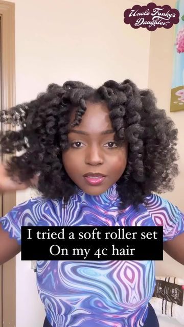 Natural Hair Loves, LLC on Instagram: "Lovveeee a good roller set honey!! @Westafricanbaby 🔥🔥 results!!" Natural Hair Roller Set Styles 4c, Roller Set 4c Natural Hair, Roller Set On 4c Natural Hair, Sponge Rollers On Natural Hair, Roller Set Natural Hair Short 4c, Natural Hair Roller Set, Roller Set On Natural Hair, Roller Set Natural Hair, Sponge Rollers