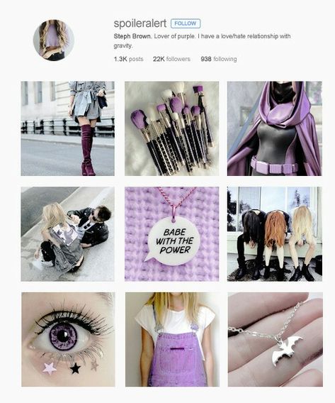 Batfamily Instagram, Stephanie Brown Aesthetic, Batfam Art, Stephanie Brown, Aesthetic Moodboard, Instagram Family, Character Profile, Batman Family, Emo Fashion