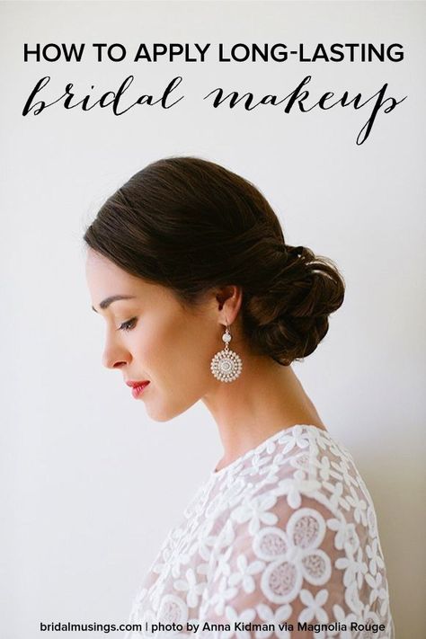 5 Top Tips On How To Apply Long Lasting Bridal Make Up Bridal Makeup Diy, Diy Bridal Makeup, Wedding Makeup Bridesmaid, Diy Wedding Makeup, Amazing Wedding Makeup, Beautiful Wedding Makeup, Normal Makeup, Bridal Makeup Tips, Gorgeous Wedding Makeup