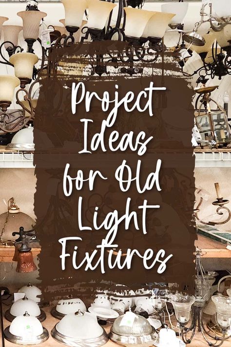 Uses For Old Glass Light Shades, Old Lampshades Repurposed, Upcycle Glass Light Globes, Old Light Fixtures Repurpose Garden, Upcycle Old Light Fixtures, New Uses For Old Things, Lamp Shade Crafts Projects Ideas, Diy Vintage Light Fixtures, Glass Lampshade Repurpose