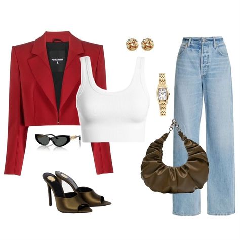 How is this look? . . Save it for inspiration ❤💅 . . #ladyinred #ootd #ootdfashion #ootdshare #outfitoftheday #outfitideas #outfitsociety #outfitpost #outfitinspiration #zara #fallfashion #autumnvibes #autumnfashion #falllooks #chicstyles #wardrobestylist #farfetch #womenfashion #clothing #onlineshopping #whatiweartoday #outfitsgrid #outfitcollage #shoplook #ltkfashion #liketoknowitstyle #explorepage #ysl #versace #patriziapepe Versace Inspired Outfit, Easy Hairstyles For Thick Hair, Outfit Collage, Wardrobe Stylist, Dope Outfits, Thick Hair, Outfit Posts, Fall Looks, Ootd Fashion