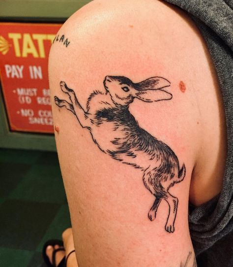 Hare Tattoo, Aurora Tattoo, Ink Poisoning, Lego Tattoo, Rabbit Tattoo, La Tattoo, Plastic Lumber, Funky Tattoos, Bunny Tattoos