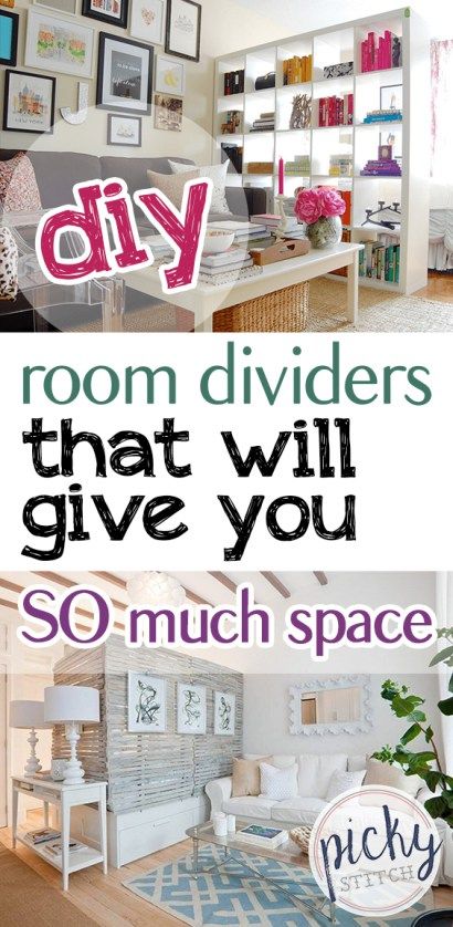 DIY Room Dividers Will Give You SO Much Space| Room Dividers, DIY Room Dividers, Room Hacks, Home Improvement, Home Improvement Hacks, DIY Home Improvement, Room Remodel, Easy Room Remodel, Popular Pin #RoomRemodel #DIYHome #HomeImprovementHacks Room Divider Ideas Diy Cheap, Chinese Room Divider, Bedroom Divider, Macrame Room Divider, Room Divider Headboard, Small Room Divider, Closet Ikea, Metal Room Divider, Fabric Room Dividers