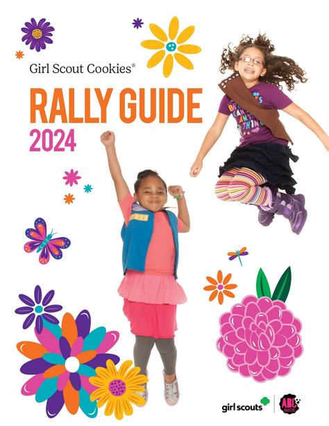 2024 Cookie Rally Guide Girl Scout Cookie Rally 2024, Cookie Rally Ideas Girl Scout, Girl Scout Cookie Rally, Abc Cookies, Rally Idea, Email Flyer, Troop Beverly Hills, Girl Scout Camping, Daisy Girl Scouts