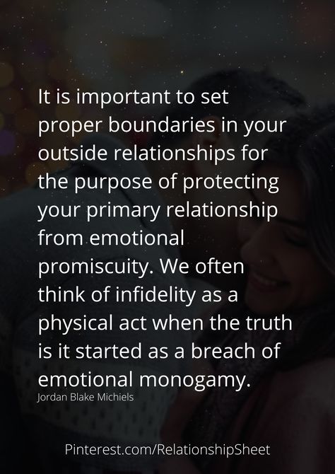 c for the purpose of protecting your primary relationship from emotional promiscuity. We often think of infidelity as a physical act when the truth is it started as a breach of emotional monogamy. Acting Out Of Emotion Quote, Monogamy Quotes Relationships, Non Monogamy Quotes, Infedility Quotes Relationships, Monogamy Quotes, Infidelity Quotes, Affair Quotes, Emotional Infidelity, Jungian Psychology