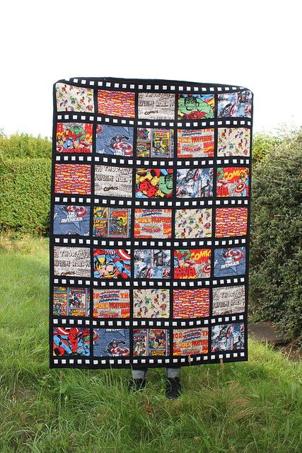 Unique Quilt Blocks, Avengers Quilt, Double Wedding Ring Quilt Pattern, Marvel Quilt, Wedding Ring Quilt Pattern, Batman Quilt, Ring Quilt Pattern, Superhero Quilt, Star Wars Quilt