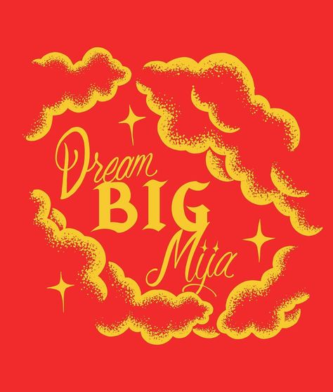 VIVA LA BONITA on Instagram: “☁️✨ Dream Big Mija. ☁️✨ New collection is coming soon. Our Dream Big Mija will include adult and kid tees, adult and kid sweaters, and home…” Latinas Quotes, Hispanic Art, Latina Power, Multimedia Arts, Trippy Art, Speak The Truth, Art Inspiration Painting, Cute Images, Positive Life