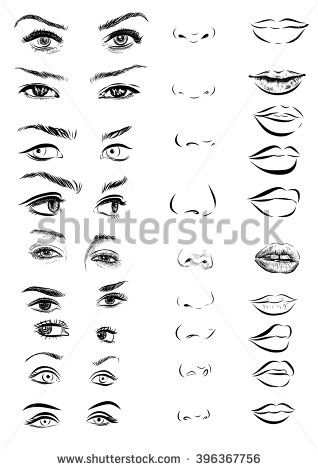 Realistic Eye Drawing, Drawing Tutorial Face, Nose Drawing, 얼굴 그리기, Lips Drawing, Pencil Art Drawings, Woman Drawing, Anime Drawings Tutorials, Art Drawings Sketches Simple