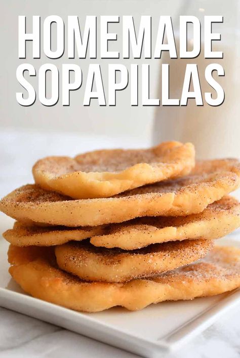 Homemade Sopapillas #sopapillas #frieddessert #easydessert #holidaydessert Homemade Sopapillas, Mexican Bunuelos, Sopapilla Recipe, Fried Dessert, Fried Donuts, Mexican Dessert Recipes, Mexican Dessert, Dessert Toppings, Camper Ideas