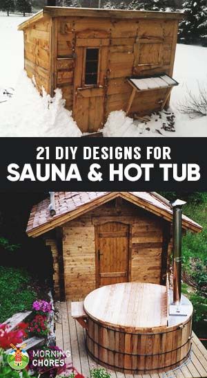 Diy Sauna, Sauna Hot Tub, Building A Sauna, Hot Tub Landscaping, Tub Design, Hot Tub Designs, Sauna Diy, Diy Hot Tub, Hot Tubs Saunas