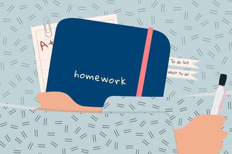 Homework Illustration, Illustration Student, Back To School Stationery, School Frame, Education Templates, About School, School Study, Do Homework, School Stationery