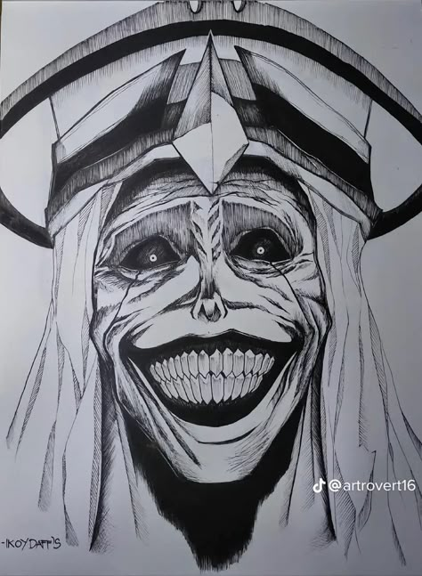 Black Pen Drawing, Anime Face Drawing, Bleach Drawing, Scary Drawings, Naruto Sketch Drawing, Creepy Drawings, A Level Art Sketchbook, Naruto Sketch, Best Anime Drawings