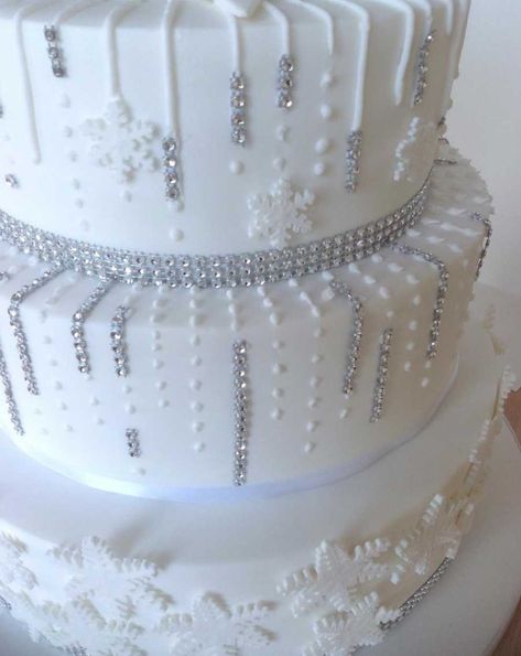 Crystal Wedding Cake Snowflake Wedding Cake, Snow Bride, Wonderland Wedding Cake, Sequin Wedding Cake, Crystal Wedding Cake, Wedding Cake Tree, Winter Wonderland Cake, Sparkle Cake, Snowflake Cake