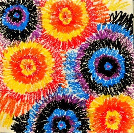 oil pastel...radiating pattern Oil Pastel Patterns, Radiating Pattern, Disco Background, Pastel Pattern, Oil Pastel Drawings, Oil Pastel Art, Classroom Art, Oil Pastels, Pastel Drawing