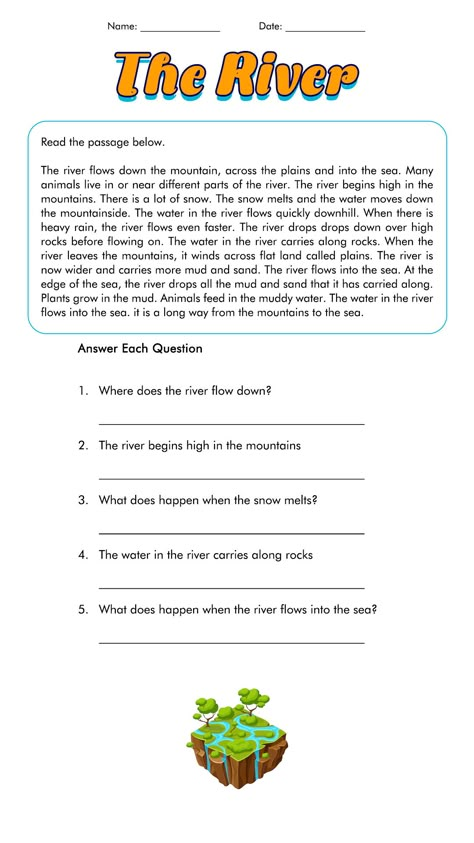 3rd Grade Reading Comprehension Worksheets with Questions 3rd Grade English Worksheets Reading Comprehension, Grade 6 Reading Comprehension Worksheets With Questions, Grade 4 English Comprehension, Sixth Grade Reading Comprehension, 3rd Grade English Lessons, Reading Practice Worksheets For Grade 3, 3rd Grade Reading Comprehension Lesson, Reading Comprehension Passages Grade 3, Grade 4 English Worksheets Reading Comprehension