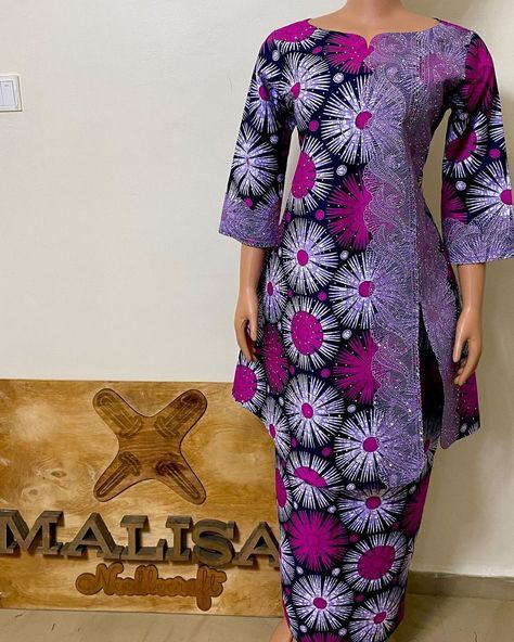 Skirt and Blouse Styles Kanuri Women Styles, Kanuri Women Ankara Styles, Arewa Ankara Gown Styles, Blouse Styles For Women, Beautiful Ankara Skirt And Blouse, Ankara Long Gown Styles For Ladies, Ankara Top And Skirt, A Shape Gown Ankara, Boubou Dresses