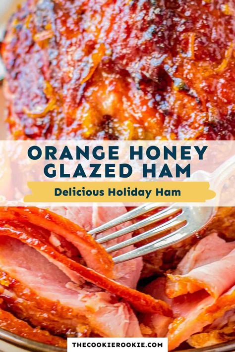 Honey Glazed Ham Recipe, Honey Ham Recipe, Orange Glazed Ham, Honey Ham Glaze Recipe, Easter Side Dishes Recipes, Holiday Ham Recipes, Ham Glaze Recipe, Honey Glazed Ham, Spiral Ham