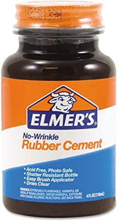 Amazon.com : Elmer's E904 Rubber Cement, Repositionable, 4 oz : Arts, Crafts & Sewing Preserving Photos, Rubber Cement, Best Glue, Photo Packages, Photo Corners, White Glue, Photo Organization, Book Making, Scrapbook Crafts