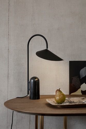 'Arum Table Lamp by Ferm Living. @2Modern' Living Lamp, Creative Tables, Cosy Corner, Black Table Lamps, Living Table, Luminaire Design, Can Lights, Elegant Lighting, Ferm Living