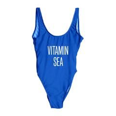 Vitamin Sea One Piece - Royal Blue / XS/S Funny Bathing Suits, Bridesmaid Swimsuit, Mom Activities, Bride Squad, Long Torso, California Style, One Piece Suit, One Piece For Women, Black Swimsuit