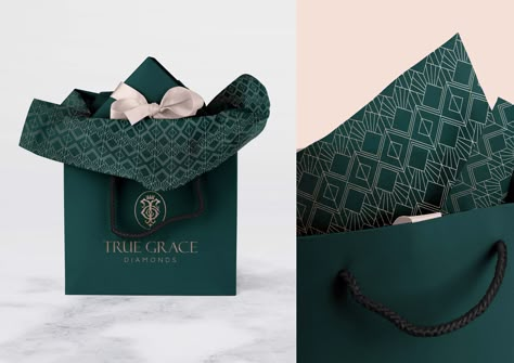 Luxury Typography, Luxury Brand Packaging, Jewelry Packaging Design, Paper Bag Design, Luxury Packaging Design, Text Logo Design, Luxury Branding Design, Diamonds Jewelry, Box Packaging Design