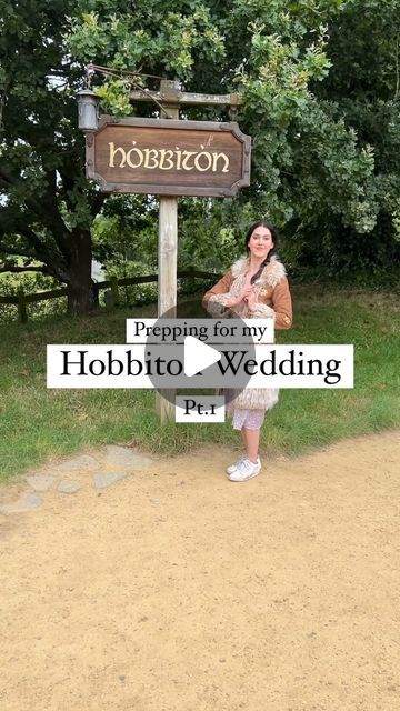 Monique Bryson on Instagram: "I posted this on TikTok ages ago and thought I’d finally share it here!  We’re going on an adventure weeeee! . . . #fantasybooktok #lordoftherings #thehobbit #bagshotrow #hobbithouse #hobbit #hobbitcore #hobbiton #hobbitonmovieset #hobbitontours #weddingtiktok #weddingtok #weddingplanning" Hobbit Wedding Theme, Hobbiton Wedding, Tolkien Wedding, Hobbit Core, Hobbit Wedding, Tolkien Hobbit, Hobbit Hole, Hobbit House, 10k Views