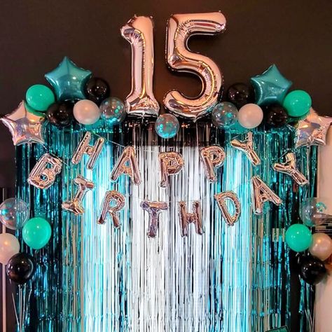 15th Birthday Decorations For Girls (70 Pk) Quinceanera Decorations Rose Gold 15 Balloons Number, 15 Cake Topper, 15th Birthday Sash, 15 Happy Birthday Banner, Quinceanera Gifts 15 Year Old Girl Gifts https://tinyurl.com/mr3wt78v #green #birthday #mylar #silver #balloons #decoration #parisproductsco #parisproducts #rosegoldring Girl 15th Birthday Ideas, Birthday Party Ideas For 15 Year Girl, 15 Year Girl Birthday Party Ideas, Birthday Cake For 15 Year Girl, 15 Balloons Number, 15 Year Birthday Party Ideas, Happy 15th Birthday Girl, Silver Balloons Decoration, Number 15 Cake