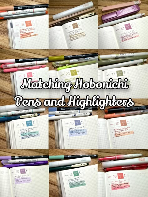 Matching Pens and Highlighters to Hobonichi Cousin Planner – J. Winsor Art Diy Hobonichi Planner, Hobonichi Planner Ideas, Infj Communication, Hobonichi Planner Cousin, Hobonichi Cousin Monthly Layout, Hobonichi Cousin Layout Ideas, Hobonichi Cousin Weekly Layout, Hobonichi A6 Ideas, Hobonichi Cousin Daily Layout