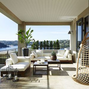 The 5 stunning homes shortlisted in the Belle Coco Republic Interior Design Awards 2014 - The Interiors Addict Klein Balkon Decor, Balkon Decor, Desain Pantry, Terrace Decor, Outdoor Living Rooms, Interior Design Awards, Small Balcony Decor, Outdoor Balcony, Apartment Balcony Decorating