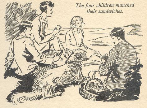 Norwegian Elkhounds, Famous Five, Enid Blyton Books, The Famous Five, So Hungry, Favorite Childhood Books, Enid Blyton, Dream Artwork, Childhood Books