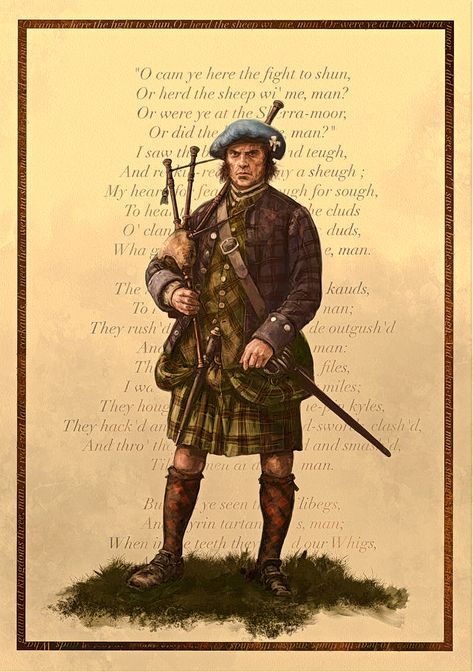 Jacobite Highlanders, Scottish Highlander Warrior, David Gallagher, Scottish Army, Scottish Costume, Irish Kilt, Scottish Symbols, Highlands Warrior, Scottish Music